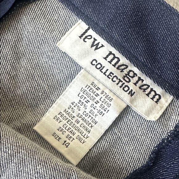 VTG Women’s Silk Cotton Blend Embroidered Fringe Boho Coastal Cowgirl Skirt 14 - Picture 8 of 12